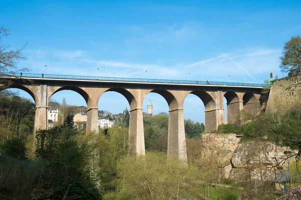 Arched bridge in Luxembourg — Stock Photo, Image