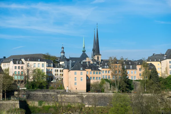 Centrum historyczne miasta Luksemburg — Zdjęcie stockowe