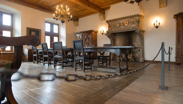 Interiors of the Vianden castle — Stock Photo, Image