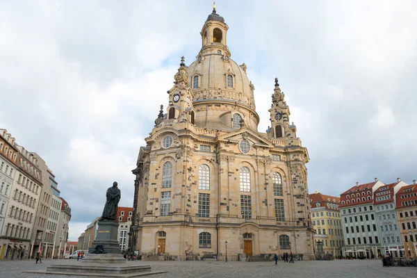 Dresden 'deki Leydimizin Kilisesi — Stok fotoğraf