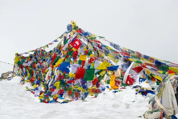 Thorung la - pico del Circuito de Annapurna —  Fotos de Stock