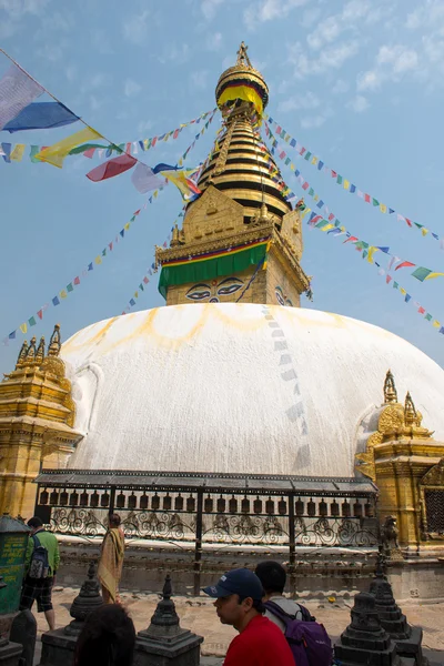 Monkey Temple - ancient religious complex — Stock Photo, Image