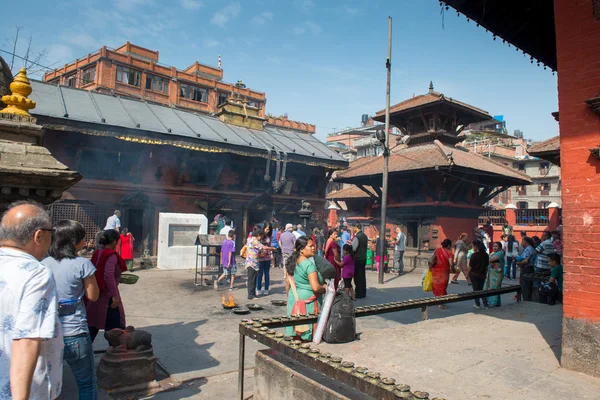 Baglamukhi chrám v blízkosti Pátan Durbar Square — Stock fotografie