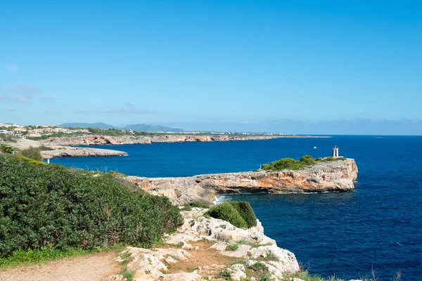 Vacker kustlinje i Portocristo (Mallorca) — Stockfoto