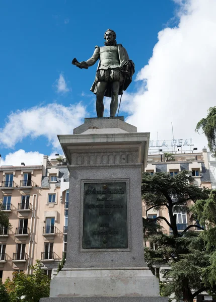 Standbeeld van Miguel de Cervantes — Stockfoto
