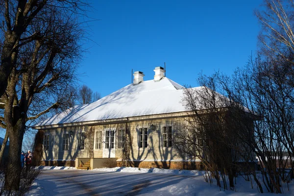 Muzeum słynnego rosyjskiego poety A.S. Puszkina — Zdjęcie stockowe