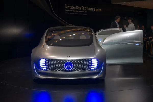 Mercedes-Benz F 015 Concept car- world premiere. — Zdjęcie stockowe