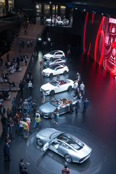 Mercedes-Benz forum - aerial view — Zdjęcie stockowe