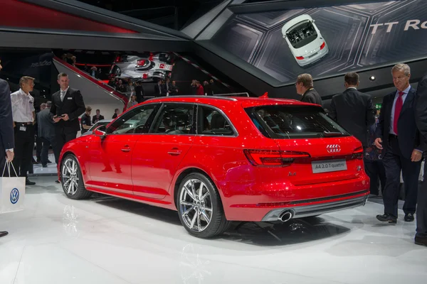 Audi A4 new - world premiere. — Stock Photo, Image