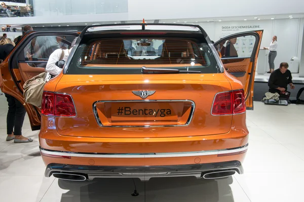 Bentley Bentayga - world premiere. — Zdjęcie stockowe