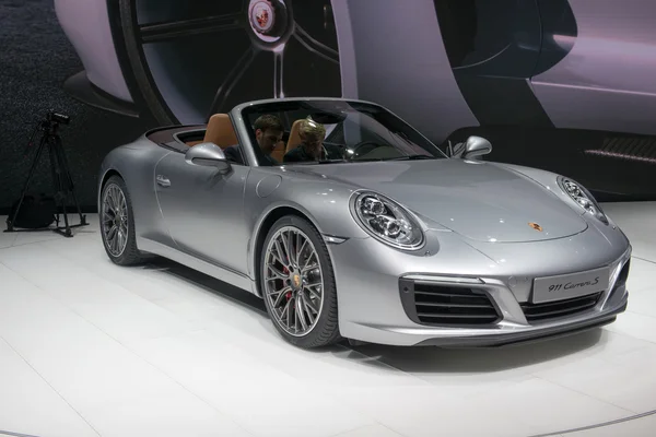 Porsche 911 carrera new - Weltpremiere. — Stockfoto