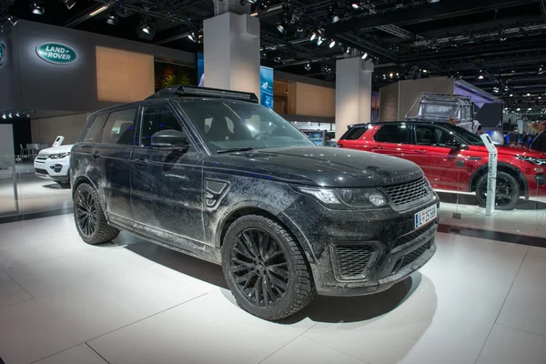 Range Rover Sport SVR form the Spectre movie, the 24th James Bond adventure. ストック写真