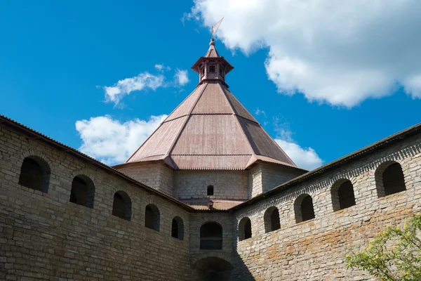 Turm der Festung Schlisselburg — Stockfoto