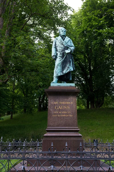 Johann Carl Friedrich Gauss heykeli — Stok fotoğraf