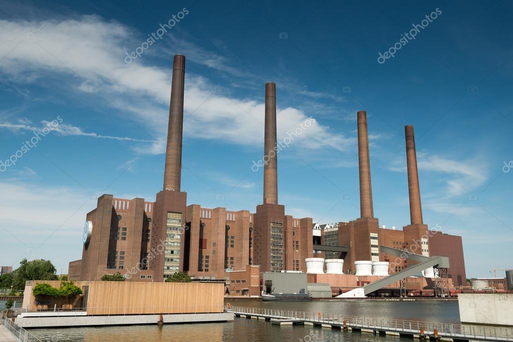 Volkswagen car factory in Wolfsburg, Germany.