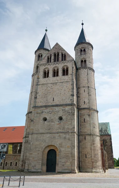 Manastır kompleksi bizim sevgili bayanlar (Kloster Unser Lieben Frauen) Magdeburg, Almanya — Stok fotoğraf