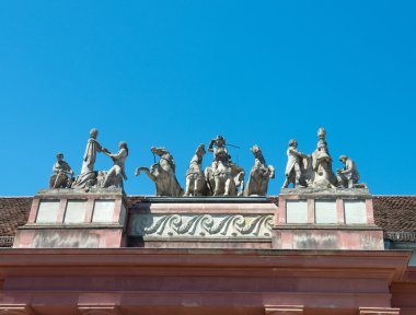 Brandenburg-Prusya House Tarih dört at tarafından çekilen savaş arabası