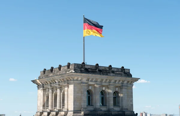 Reichstag çatıda — Stok fotoğraf
