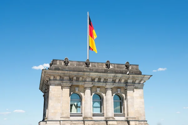 Reichstag çatıda — Stok fotoğraf