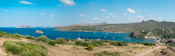 Vista sobre um golfo no mar Egeu — Fotografia de Stock