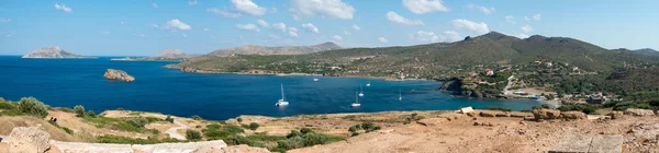 Vista sobre um golfo no mar Egeu — Fotografia de Stock