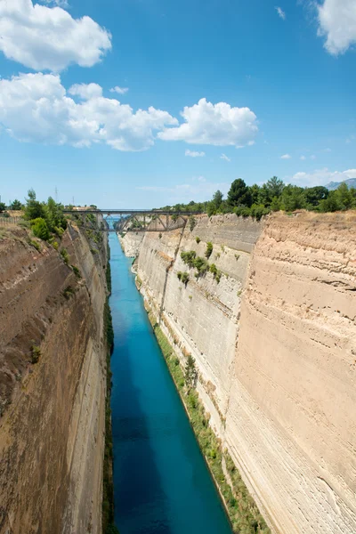 Canale di Corinto in Grecia — Foto Stock