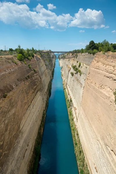 Canale di Corinto in Grecia — Foto Stock