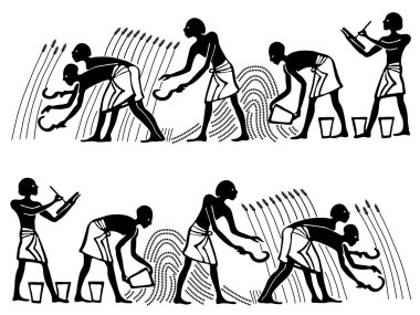 Mısır tarzı antika arka plan.