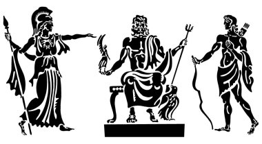 Yunan tarzında arkaplan.