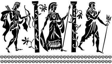 Yunan tarzında arkaplan.