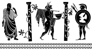 Yunan tarzında arkaplan.