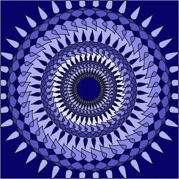 Patrón Mandala Sin Costuras Fondo Abstracto Coloreado — Archivo Imágenes Vectoriales