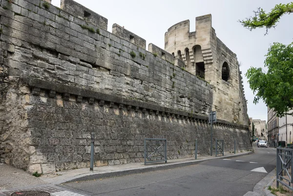 Muro da fortaleza em Avignon — Fotografia de Stock