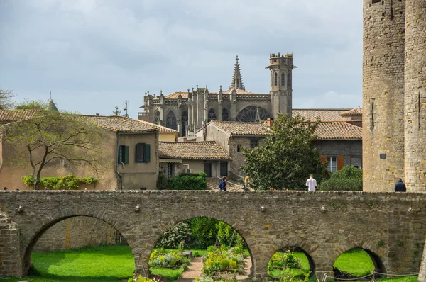 Ciudad de Carcasona — Foto de Stock