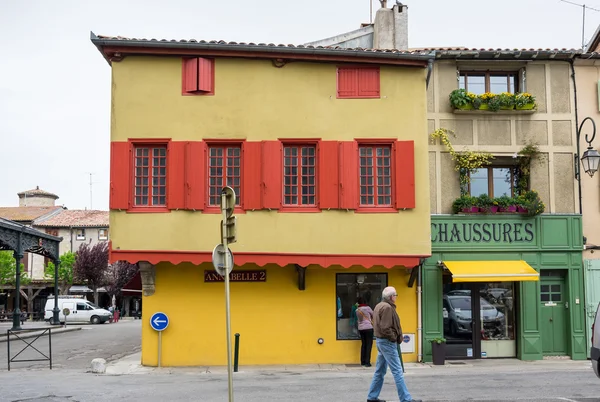 Medieval village Mirepoix — Stock Photo, Image