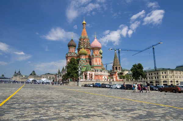 Собор Святого Василия на Красной площади — стоковое фото