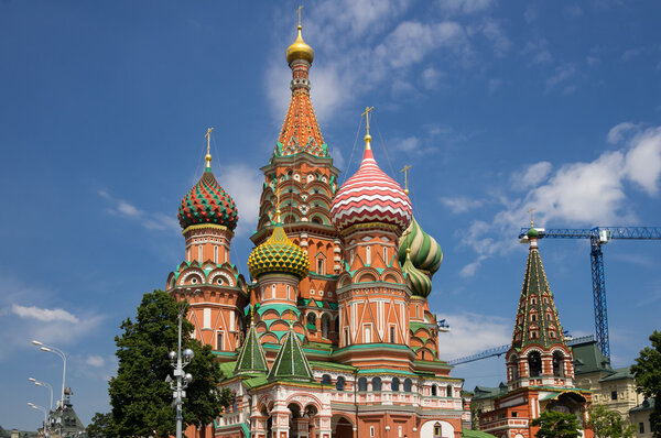 Saint Basils Cathedral at the Red Square, Moscow, Russia