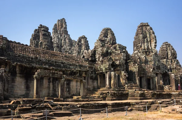 Angkor Wat karmaşık tapınakta Bayon — Stok fotoğraf