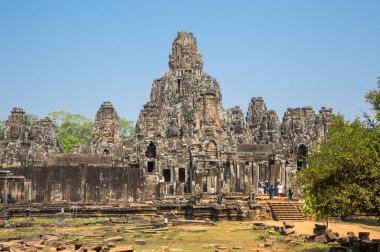Angkor Wat karmaşık tapınakta Bayon
