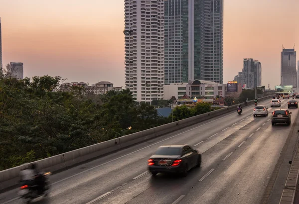 Trafik i Bangkok - Stock-foto