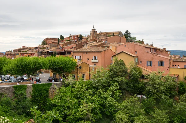 Village of Roussillon in the Provence — Stock Photo, Image