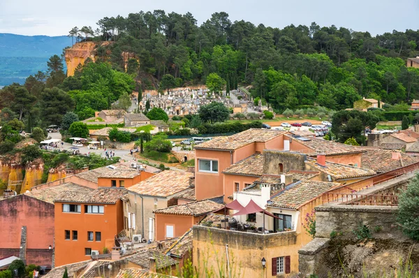 Village of Roussillon in the Provence — Stock Photo, Image