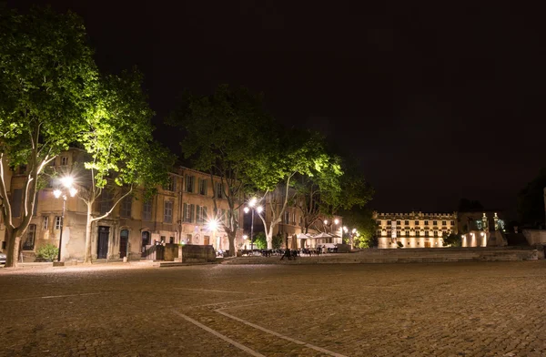 Piazza del Palazzo ad Avignone — Foto Stock