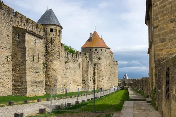 Замок Carcassonne — стокове фото