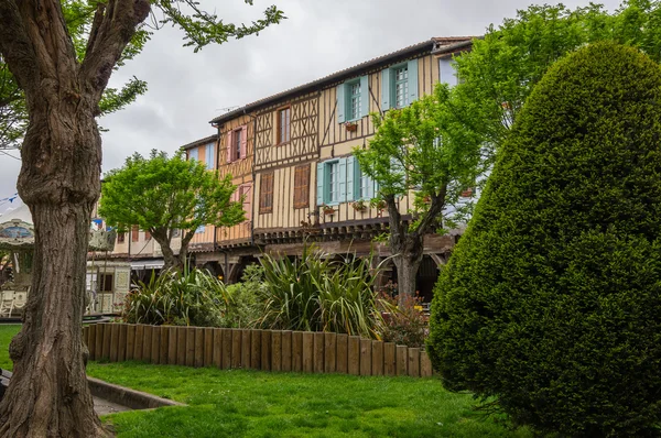 Medieval village Mirepoix — Stock Photo, Image