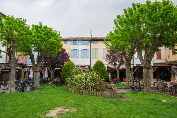 Medieval village Mirepoix — Stock Photo, Image