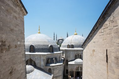 Ayasofya'nın ve Sultan Ahmet Camii Instanbul