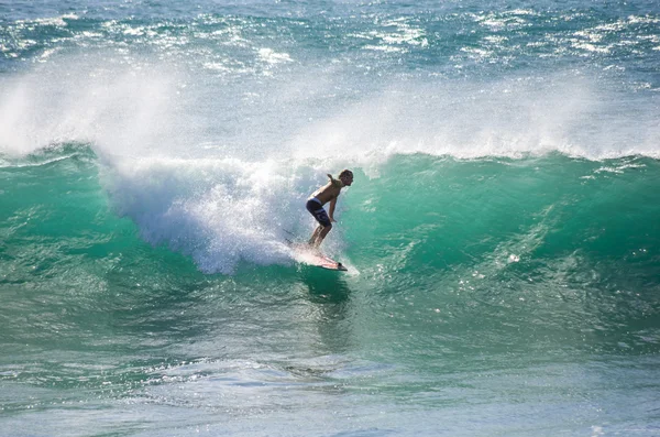 Sea surf, Gran Canaria, Ilhas Canárias, Espanha — Fotografia de Stock