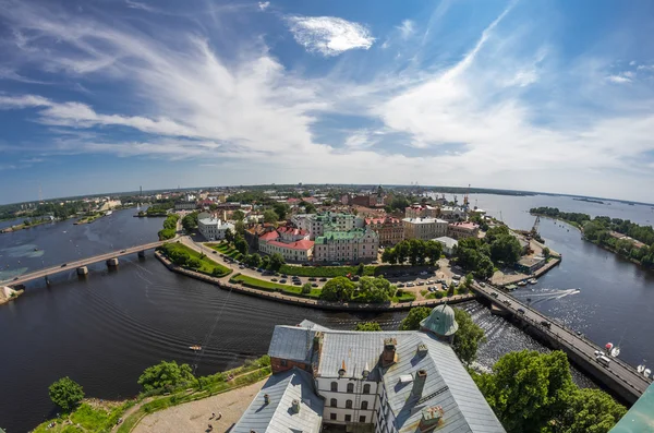 Staré budovy Vyborg — Stock fotografie