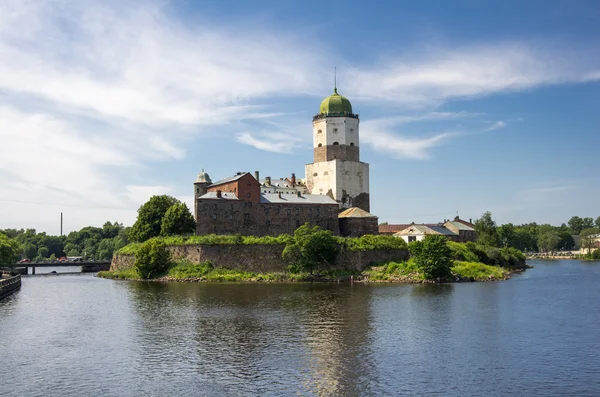 Starý hrad ve městě vyborg — Stock fotografie